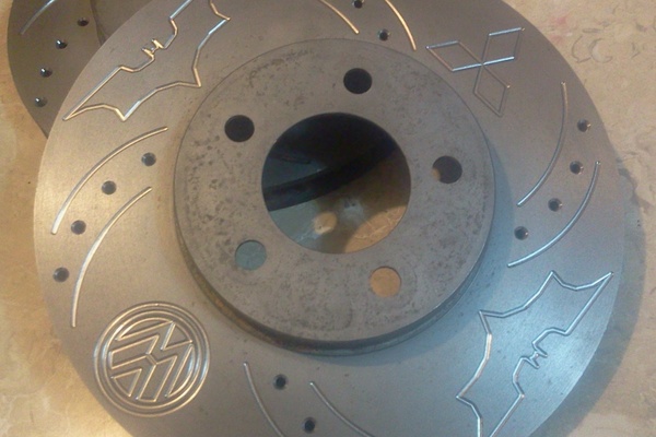 Custom Engraved Brake Rotors