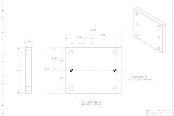 Frame Mounting Plate
